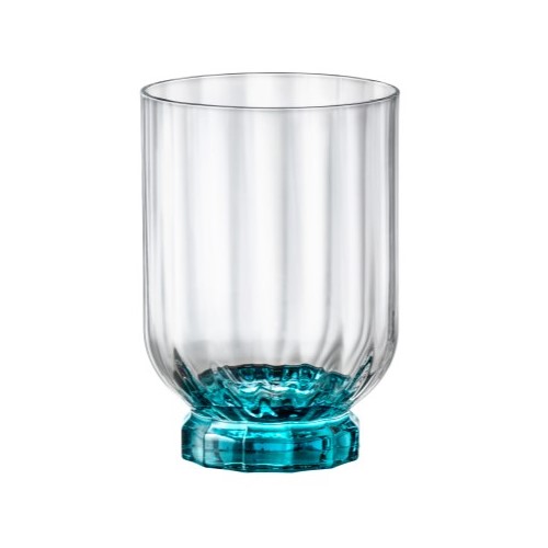 COPO WHISKY VIDRO 300ML 10,5CM FLORIAN BLUE BORMIOLI