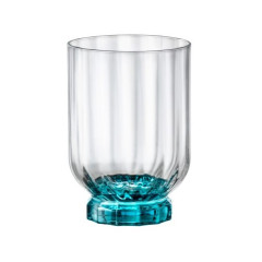 COPO WHISKY VIDRO ESPECIAL 300ML 10,5CM FLORIAN BLUE   