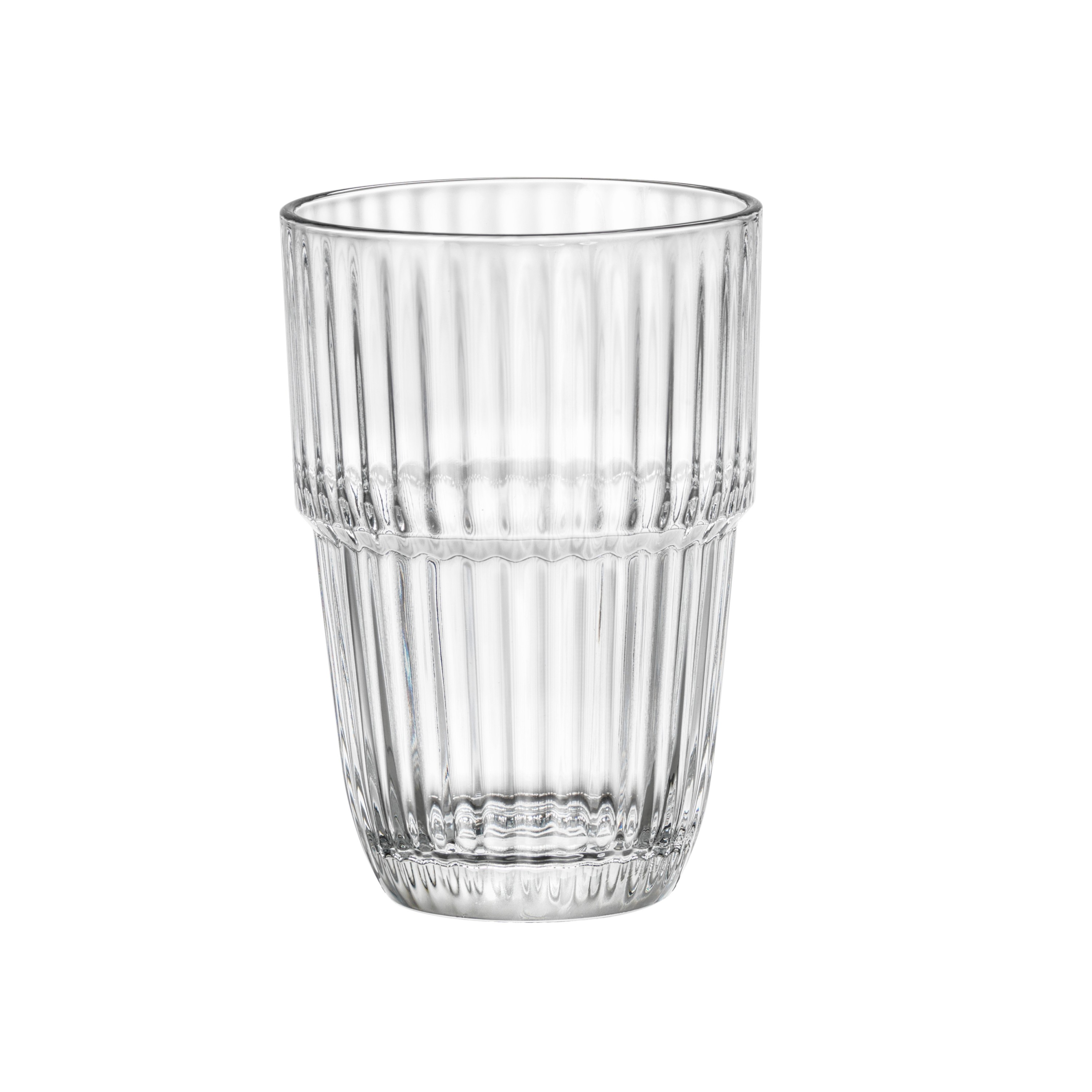 COPO LONG DRINK EMPILHÁVEL VIDRO TEMPERADO 380ML 12CM BARSHINE  