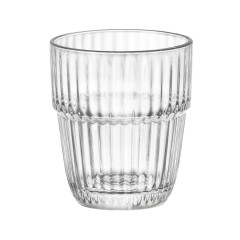 COPO SUCO EMPILHÁVEL VIDRO TEMPERADO 210ML 8,5CM BARSHINE   
