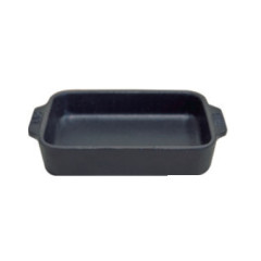 MINI TRAVESSA FERRO FUNDIDO 15X11CM 240ML ESMALTE PRETO GRAND CHEF 