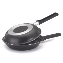 OMELETEIRA ALUMÍNIO ANTIADERENTE 18CM ECONÔMICA      