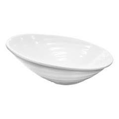 SALADEIRA OVAL INCLINADA MELAMINA 36,5X26,5CM 4,2L     