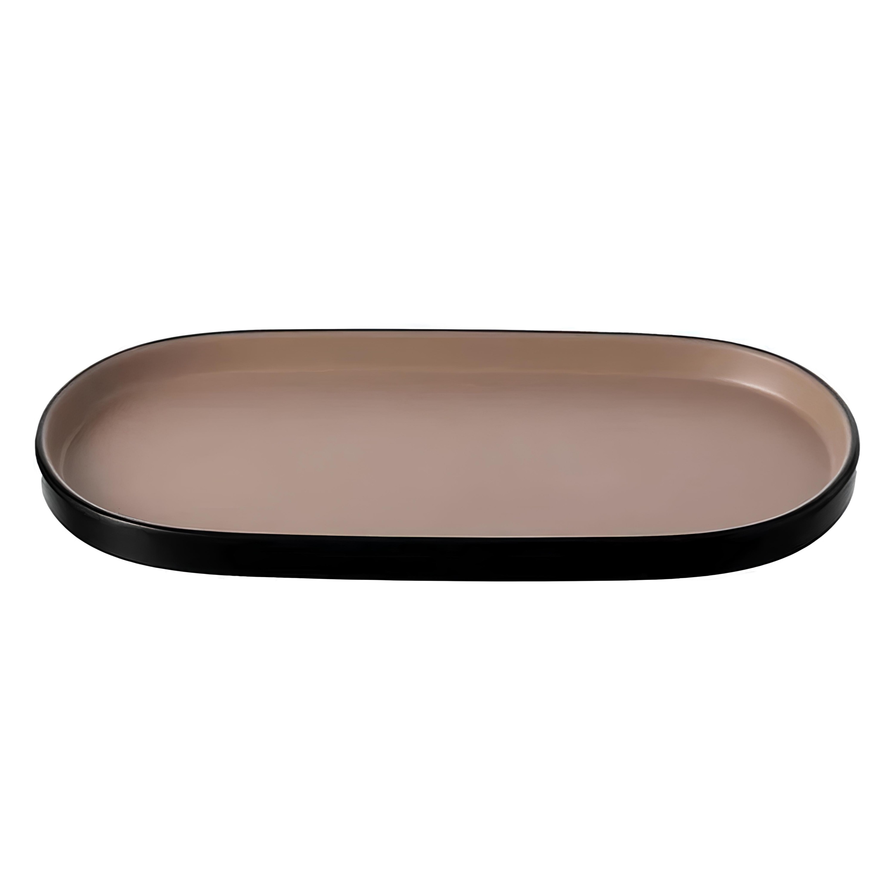 TRAVESSA OVAL MELAMINA 23,5X11CM NUDE DUAL     