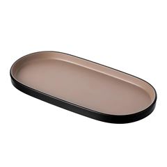 TRAVESSA OVAL MELAMINA 23,5X11CM NUDE DUAL     