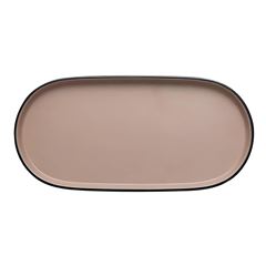 TRAVESSA OVAL MELAMINA 23,5X11CM NUDE DUAL     