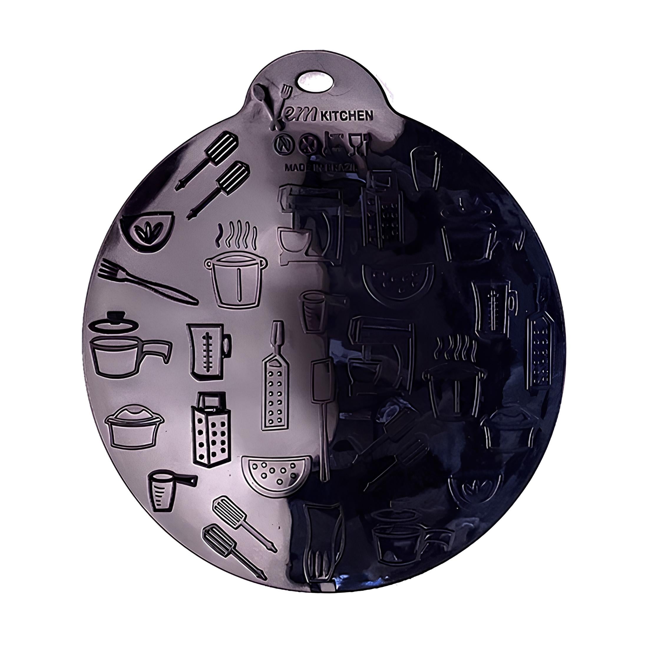 MANTA COOKTOP INDUÇÃO SILICONE Ø15CM PRETA