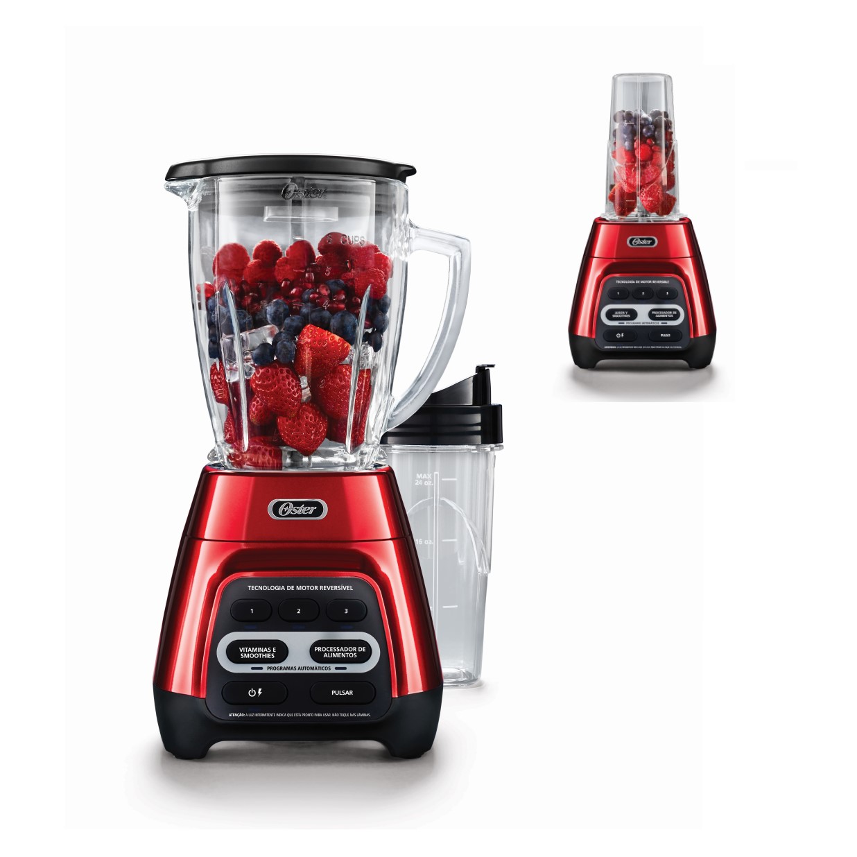 LIQUIDIFICADOR REVERSÍVEL COPO VIDRO 1,5L 220V VERMELHO    