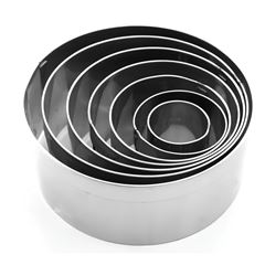 JOGO CORTADOR REDONDO LISO INOX 7 PEÇAS    
