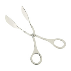 PINÇA TESOURA BUFFET EM AÇO INOX 18CM    