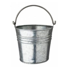 MINI BALDE APERITIVOS GALVANIZADO 7,5CM      