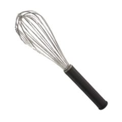 BATEDOR FLEXÍVEL INOX CABO NYLON 40CM PRETO    