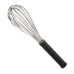 BATEDOR FLEXÍVEL INOX CABO NYLON 50CM PRETO    