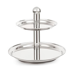 EXPOSITOR BUFFET INOX 2 NÍVEIS 49CM     