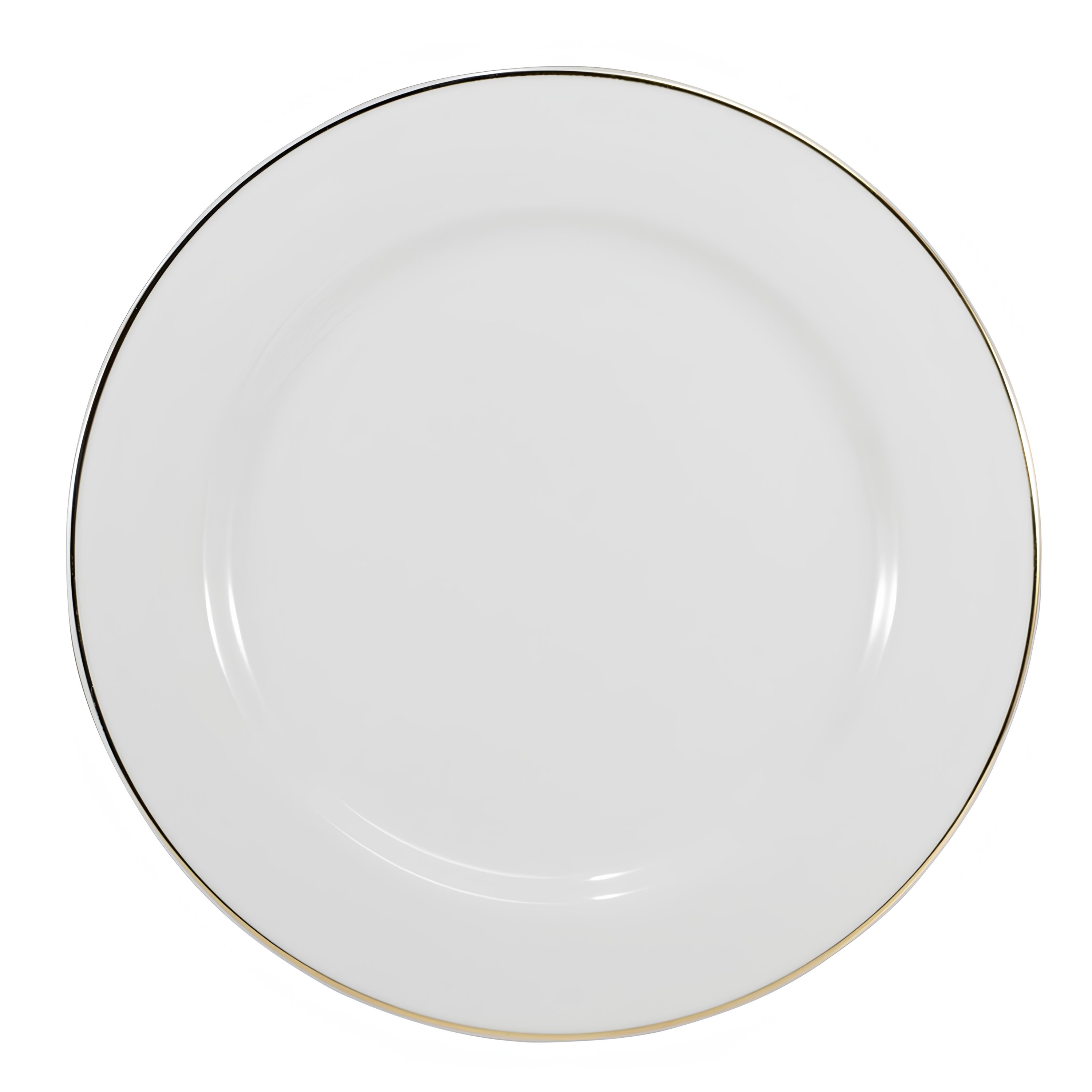 PRATO MESA PORCELANA 27CM BRASÍLIA FILETE OURO    