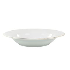 PRATO FUNDO PORCELANA 23CM BRASÍLIA FILETE OURO    