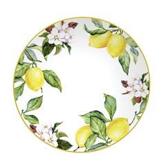 PRATO MESA PORCELANA 28CM DECORAÇÃO CARMEN     