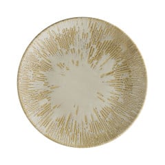 PRATO MESA PORCELANA 27CM GOURMET SAND SNELL GARANTIA BONNA