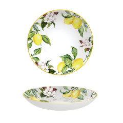 PRATO FUNDO PORCELANA 22CM CARMEN      