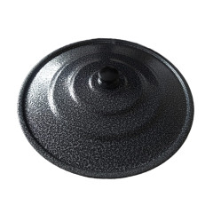 TAMPA LEVE ALUMÍNIO 28CM PRETA      