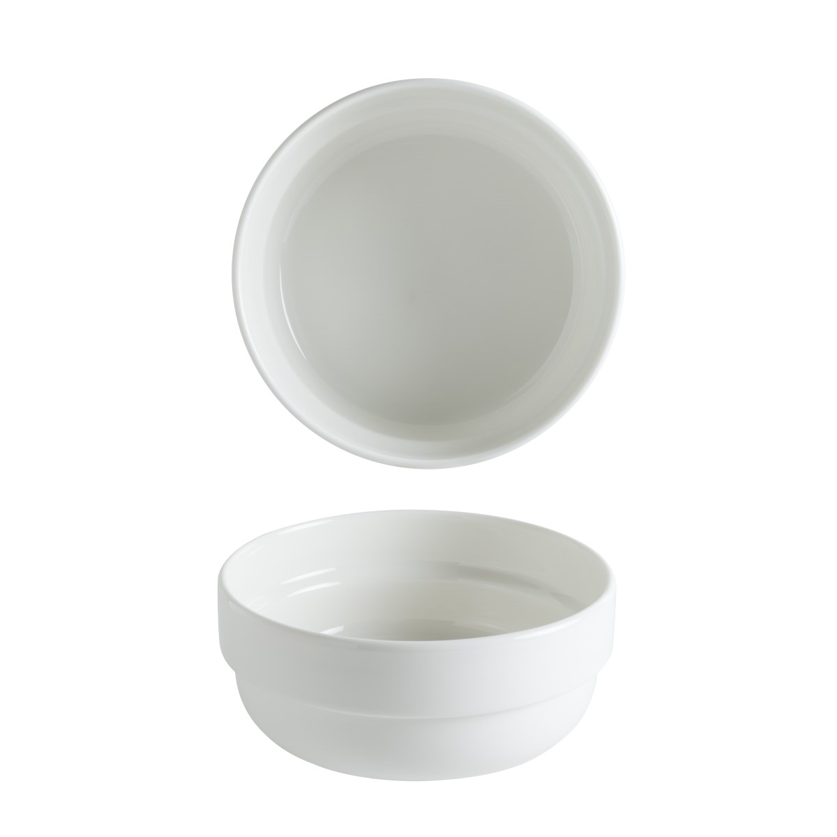 BOWL EMPILHÁVEL PORCELANA 280ML 12CM HOSPITAL CARE BONNA