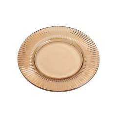 SOUSPLAT CRISTAL ECOLÓGICO 31,5CM RENAISSANCE AMBAR     