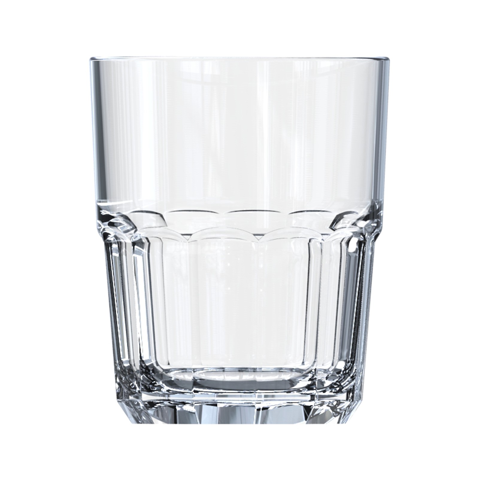 COPO SUCO EMPILHÁVEL VIDRO TEMPERADO 200ML 8,5CM NERVIÓN VICRILA