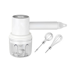 KIT MINI PROCESSADOR ELÉTRICO 3 X 1 ABS/INOX 20X15CM  