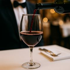 TAÇA VINHO TINTO VIDRO TEMPERADO 580ML 23CM SYRAH   