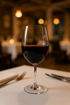 TAÇA VINHO TINTO VIDRO TEMPERADO 580ML 23CM SYRAH   