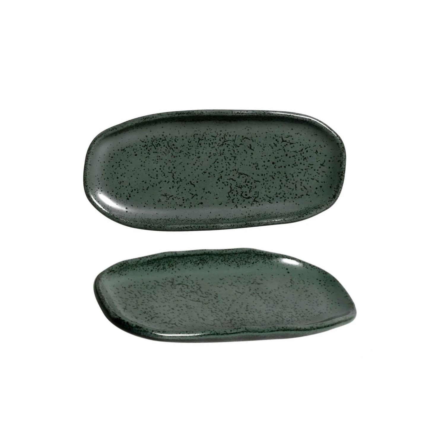 TRAVESSA OVAL STONEWARE 23X11CM GREENERY ORGÂNICO PORTO BRASIL   