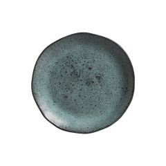 PRATO SOBREMESA STONEWARE 19CM PETROLEUM ORGÂNICO PORTO BRASIL   