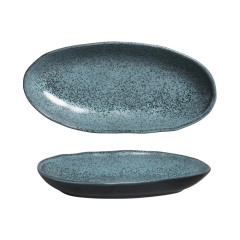 TRAVESSA OVAL STONEWARE 32X16CM NIGHT SKY ORGÂNICO    