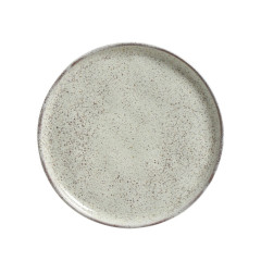 PRATO SOBREMESA STONEWARE 21,5CM PISTACHE BIO     