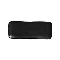 TRAVESSA STONEWARE 22X9,5CM PRETO MATTE ORGÂNICO PORTO BRASIL