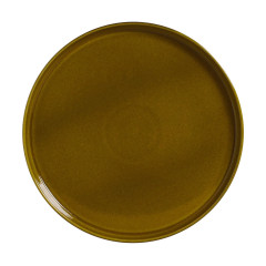 PRATO MESA STONEWARE Ø27CM H2,5CM ÂMBAR NEO
