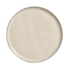 PRATO MESA STONEWARE 27,5CM 2,5CM RUSTIC CLAY BIO   