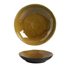 PRATO FUNDO STONEWARE 25CM ÂMBAR BIO     