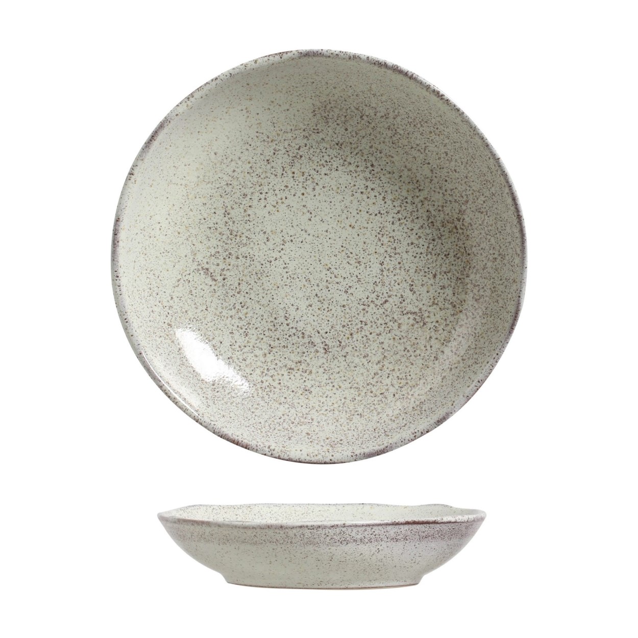 PRATO FUNDO STONEWARE 25CM PISTACHE BIO PORTO BRASIL