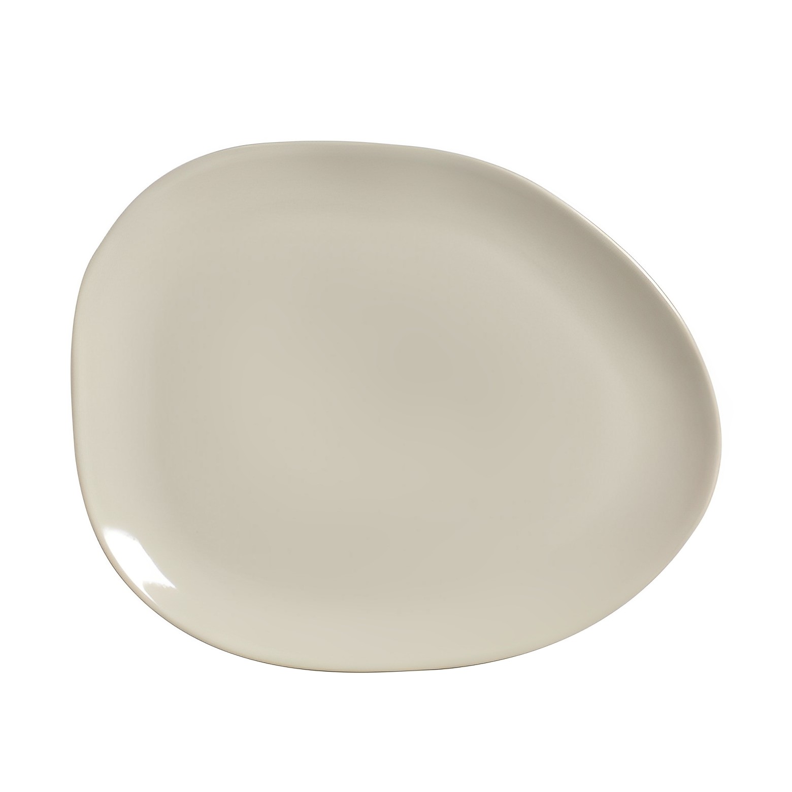 SOUSPLAT OVAL STONEWARE 31X26CM CLAY ORGÂNICO PORTO BRASIL