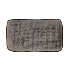 TRAVESSA STONEWARE 27X16CM  TOURMALINE JUTA     