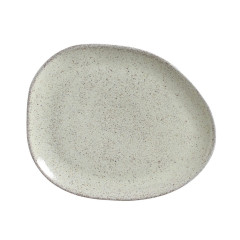 SOUSPLAT OVAL STONEWARE 31X26CM PISTACHE ORGÂNICO     