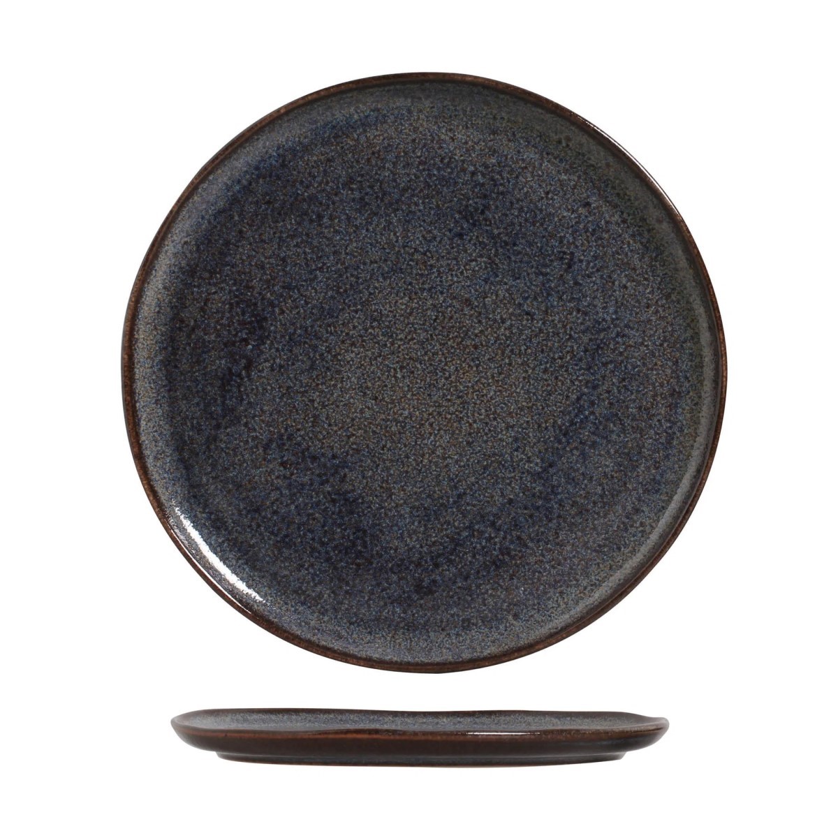PRATO MESA STONEWARE 27,5CM TITANIUM BIO 1231109401 PORTO BRASIL
