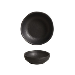 MOLHEIRA STONEWARE 70ML 9CM PRETO MATTE ORGÂNICO    