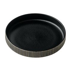 PRATO FUNDO STONEWARE 24CM NARA BLACK/WHITE     