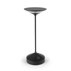 LUMINÁRIA ALUMÍNIO RECARREGÁVEL 10CM TEMPO ANTRACITE     