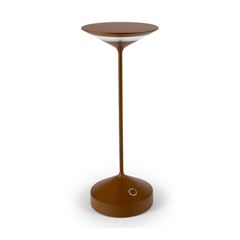 LUMINÁRIA ALUMÍNIO RECARREGÁVEL 10CM TEMPO CORTEN     
