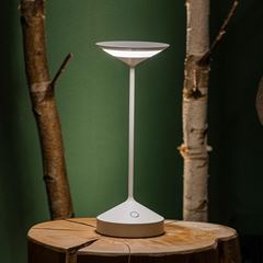 LUMINÁRIA ALUMÍNIO RECARREGÁVEL 10CM TEMPO BIANCO     