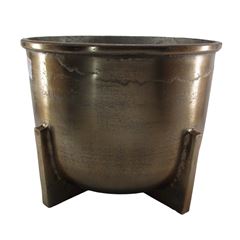 CHAMPANHEIRA ALUMÍNIO FUNDIDO 15,5L 31CM VINTAGE     
