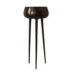 SUPORTE BALDE/CHAMPANHEIRA ALUMÍNIO FUNDIDO 36CM 14L MEDUSA VINTAGE   